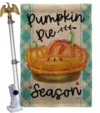 Pumpkin Pie - Harvest & Autumn Fall Vertical Impressions Decorative Flags HG113102 Made In USA