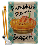 Pumpkin Pie - Harvest & Autumn Fall Vertical Impressions Decorative Flags HG113102 Made In USA