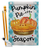 Pumpkin Pie - Harvest & Autumn Fall Vertical Impressions Decorative Flags HG113102 Made In USA