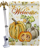 Pumpkin & Squash - Harvest & Autumn Fall Vertical Impressions Decorative Flags HG113111 Made In USA