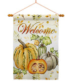 Pumpkin & Squash - Harvest & Autumn Fall Vertical Impressions Decorative Flags HG113111 Made In USA