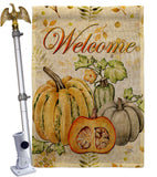 Pumpkin & Squash - Harvest & Autumn Fall Vertical Impressions Decorative Flags HG113111 Made In USA