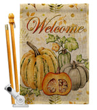 Pumpkin & Squash - Harvest & Autumn Fall Vertical Impressions Decorative Flags HG113111 Made In USA