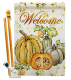 Pumpkin & Squash - Harvest & Autumn Fall Vertical Impressions Decorative Flags HG113111 Made In USA