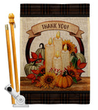 Autumn Candles - Harvest & Autumn Fall Vertical Impressions Decorative Flags HG113114 Made In USA