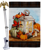 Fall Lantern - Harvest & Autumn Fall Vertical Impressions Decorative Flags HG113115 Made In USA