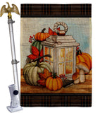 Fall Lantern - Harvest & Autumn Fall Vertical Impressions Decorative Flags HG113115 Made In USA