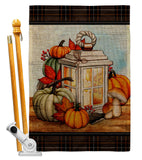 Fall Lantern - Harvest & Autumn Fall Vertical Impressions Decorative Flags HG113115 Made In USA