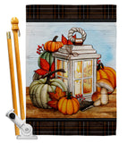 Fall Lantern - Harvest & Autumn Fall Vertical Impressions Decorative Flags HG113115 Made In USA