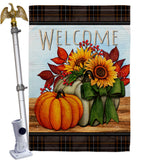 Pumpkin Bouquet - Harvest & Autumn Fall Vertical Impressions Decorative Flags HG113117 Made In USA