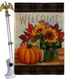 Pumpkin Bouquet - Harvest & Autumn Fall Vertical Impressions Decorative Flags HG113117 Made In USA