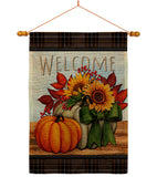 Pumpkin Bouquet - Harvest & Autumn Fall Vertical Impressions Decorative Flags HG113117 Made In USA