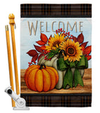 Pumpkin Bouquet - Harvest & Autumn Fall Vertical Impressions Decorative Flags HG113117 Made In USA