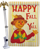 Fall Scarecrow - Harvest & Autumn Fall Vertical Impressions Decorative Flags HG137564 Made In USA