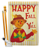 Fall Scarecrow - Harvest & Autumn Fall Vertical Impressions Decorative Flags HG137564 Made In USA