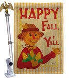 Fall Scarecrow - Harvest & Autumn Fall Vertical Impressions Decorative Flags HG137564 Made In USA