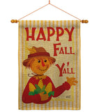 Fall Scarecrow - Harvest & Autumn Fall Vertical Impressions Decorative Flags HG137564 Made In USA