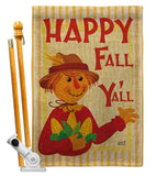 Fall Scarecrow - Harvest & Autumn Fall Vertical Impressions Decorative Flags HG137564 Made In USA