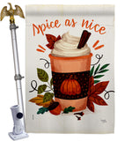 Spice As Nice - Harvest & Autumn Fall Vertical Impressions Decorative Flags HG137583 Made In USA