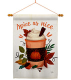 Spice As Nice - Harvest & Autumn Fall Vertical Impressions Decorative Flags HG137583 Made In USA