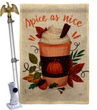 Spice As Nice - Harvest & Autumn Fall Vertical Impressions Decorative Flags HG137583 Made In USA