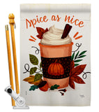 Spice As Nice - Harvest & Autumn Fall Vertical Impressions Decorative Flags HG137583 Made In USA