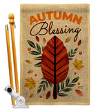 Blessing Autumn - Harvest & Autumn Fall Vertical Impressions Decorative Flags HG137620 Made In USA