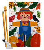 Sweetie Scarecrow - Harvest & Autumn Fall Vertical Impressions Decorative Flags HG192135 Made In USA