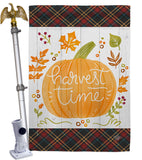 Harvest Time - Harvest & Autumn Fall Vertical Impressions Decorative Flags HG192274 Made In USA