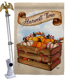 Harvest Time - Harvest & Autumn Fall Vertical Impressions Decorative Flags HG192299 Made In USA