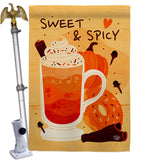 Sweet & Spicy - Harvest & Autumn Fall Vertical Impressions Decorative Flags HG192662 Made In USA