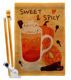 Sweet & Spicy - Harvest & Autumn Fall Vertical Impressions Decorative Flags HG192662 Made In USA