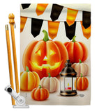 Halloween Lantern - Harvest & Autumn Fall Vertical Impressions Decorative Flags HG192680 Made In USA