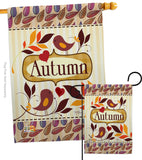 Birds Autumn - Harvest & Autumn Fall Vertical Impressions Decorative Flags HG113003 Made In USA