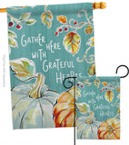 Pumpkin Patch - Harvest & Autumn Fall Vertical Impressions Decorative Flags HG113091 Made In USA