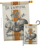 Autumn Farmhouse - Harvest & Autumn Fall Vertical Impressions Decorative Flags HG113097 Made In USA