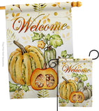 Pumpkin & Squash - Harvest & Autumn Fall Vertical Impressions Decorative Flags HG113111 Made In USA