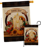 Autumn Candles - Harvest & Autumn Fall Vertical Impressions Decorative Flags HG113114 Made In USA