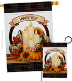 Autumn Candles - Harvest & Autumn Fall Vertical Impressions Decorative Flags HG113114 Made In USA