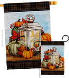 Fall Lantern - Harvest & Autumn Fall Vertical Impressions Decorative Flags HG113115 Made In USA