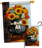 Autumn Fresh Pot - Harvest & Autumn Fall Vertical Impressions Decorative Flags HG113118 Made In USA