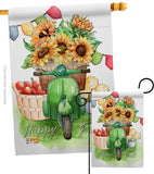 Sunflowers Fall - Harvest & Autumn Fall Vertical Impressions Decorative Flags HG137192 Made In USA