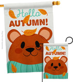 Bearly Autumn - Harvest & Autumn Fall Vertical Impressions Decorative Flags HG137607 Made In USA