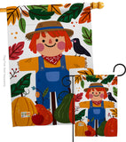 Sweetie Scarecrow - Harvest & Autumn Fall Vertical Impressions Decorative Flags HG192135 Made In USA