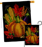 Traditional Thanksgiving - Harvest & Autumn Fall Vertical Impressions Decorative Flags HG192654 Made In USA