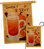 Sweet & Spicy - Harvest & Autumn Fall Vertical Impressions Decorative Flags HG192662 Made In USA