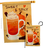 Sweet & Spicy - Harvest & Autumn Fall Vertical Impressions Decorative Flags HG192662 Made In USA