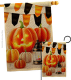 Halloween Lantern - Harvest & Autumn Fall Vertical Impressions Decorative Flags HG192680 Made In USA