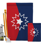 Juneteenth - Historic Americana Vertical Impressions Decorative Flags HG140884 Made In USA
