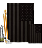 All Black America - Historic Americana Vertical Impressions Decorative Flags HG141188 Made In USA